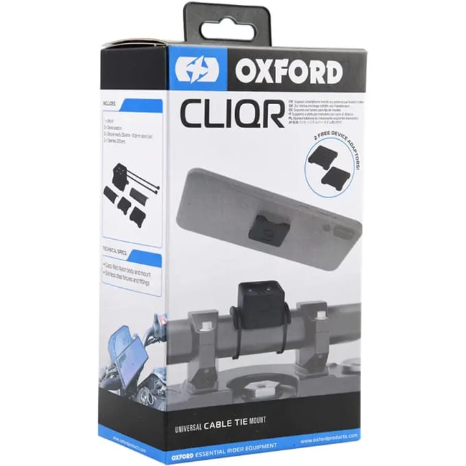Oxford CliqR telefoonhouder Motor / Scooter met tie-rap