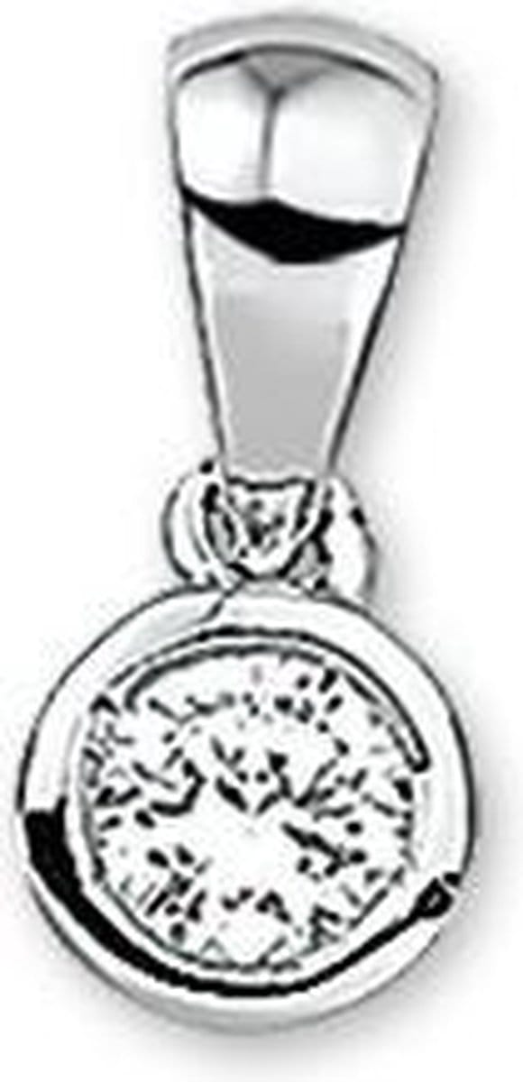 hanger zirkonia zilver gerhodineerd