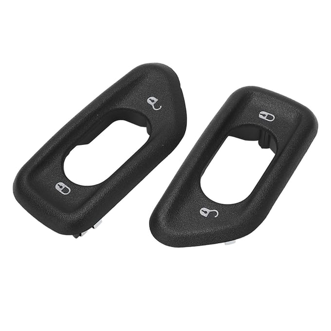 2 PIÈCES Cache Interrupteur de Verrouillage de Porte 68185910AA Côté Gauche Droit Remplacement pour Wrangler 2011 à 2017 black