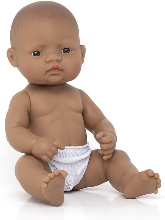 Levensgrote Baby Pop Jongen 32 cm zonder Ondergoed