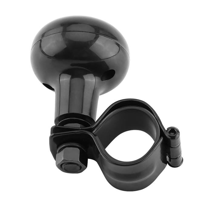 Zwart Universeel Auto Heavy Duty Stuurknop Spinner Handvat Bal wit