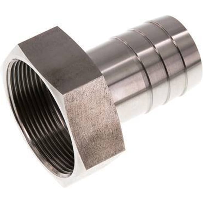 G 2'' x 38mm RVS Slangpilaar 40 Bar