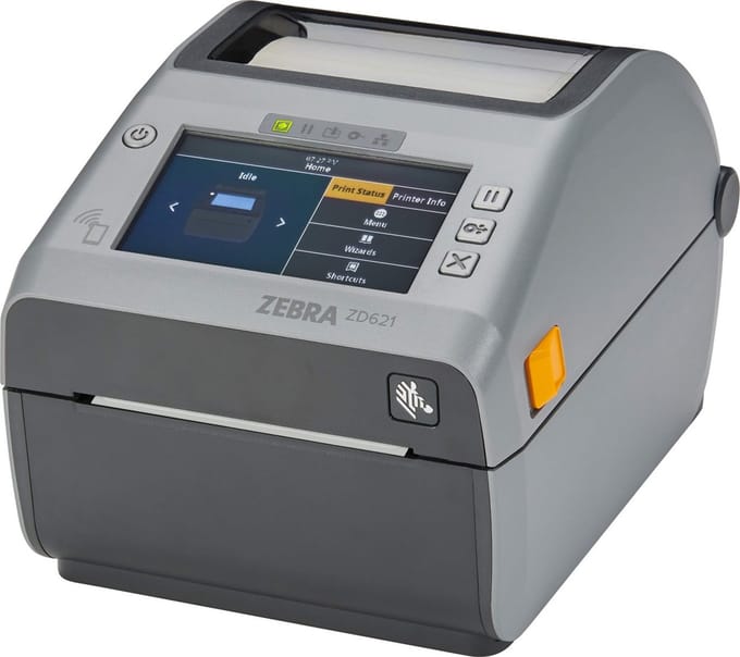 Zebra ZD621 labelprinter Thermo transfer 300 x 300 DPI Bedraad en draadloos