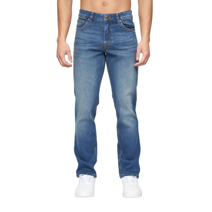 Crosshatch Heren Chas Straight Jeans (Tussentijdse wasbeurt)