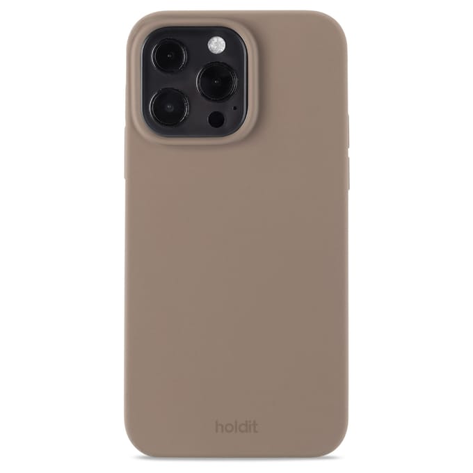 Holdit Silicone Case geschikt voor Apple iPhone 13 Pro - Mocha Brown