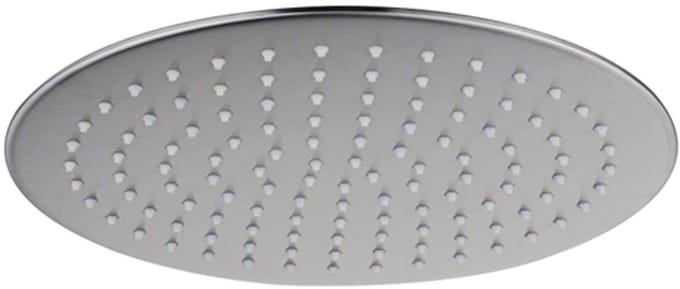 FugaFlow Eccelente Sobrado Badkamer Hoofddouche 25cm - rond - 6mm - geborsteld rvs PVD