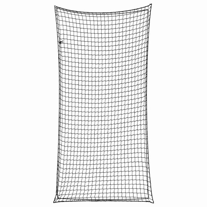 vidaXL - Aanhangwagennet - elastisch - touw - 6x3 - m - polypropeen - zwart