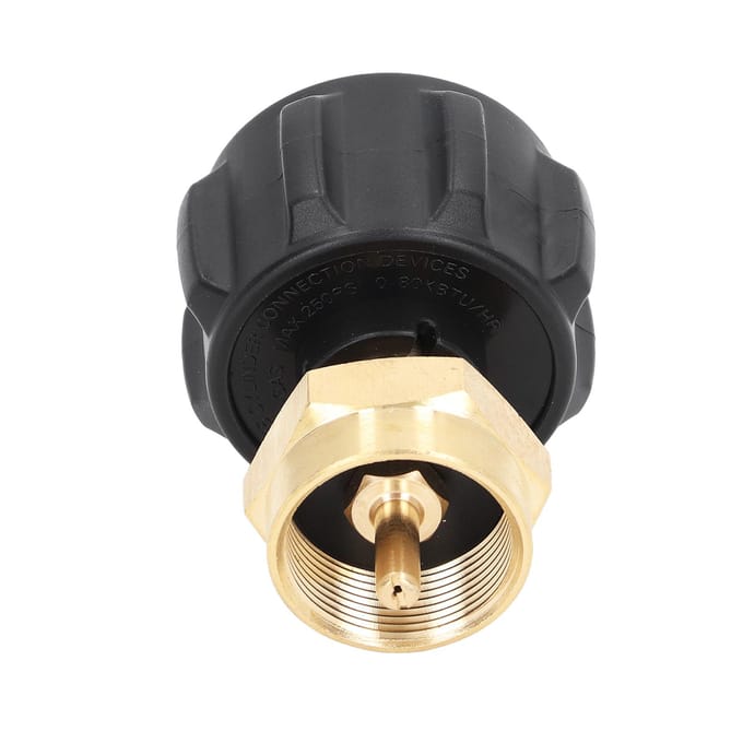 Navuladapter QCC1 Regelaarklep Messing Tankkoppeling voor 1 lb Propaangasfles