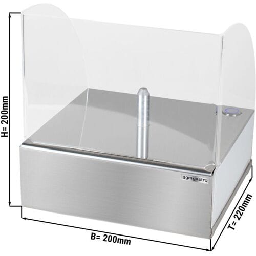 GGM Gastro Glasvereiser bis - 38 °C Zilver