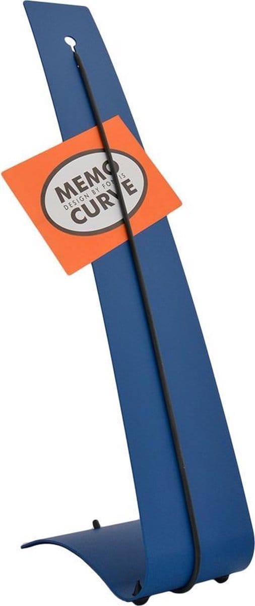 Memo / Visitekaartjes Houder Staand - Memo Curve blauw