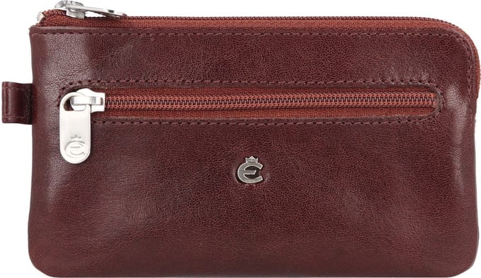 Esquire Toscana Sleuteletui Leer 13 cm - coffee