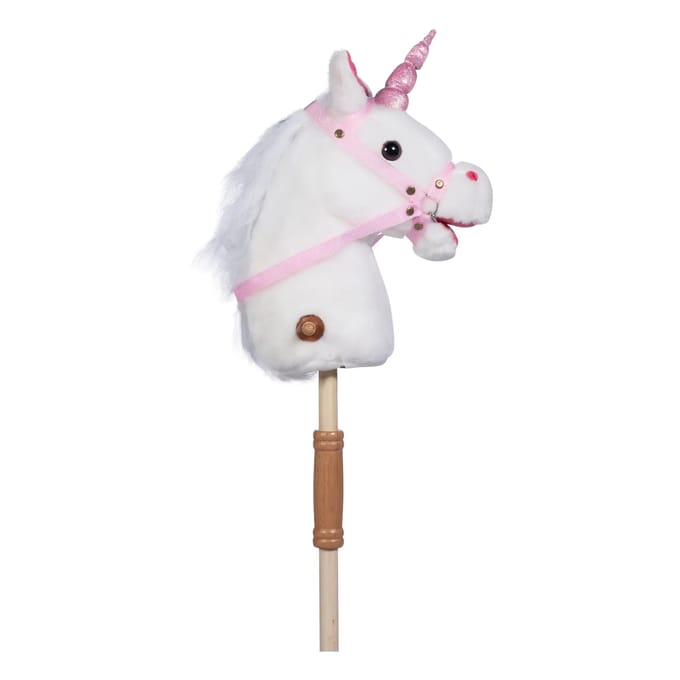 HKM - Stokpaardje - Met Geluid - Bella - Wit - Unicorn