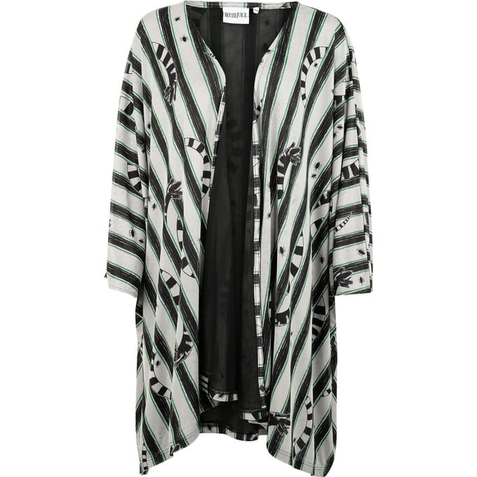 Beetlejuice Cardigan - Sandworm - voor Vrouwen - zwart-wit