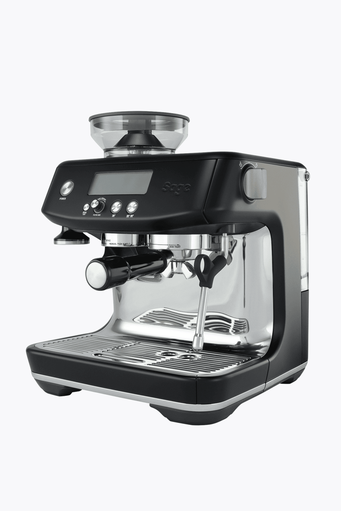 Sage SES878BTR the Barista Pro Black Truffle - Pistonmachine - Thermojet