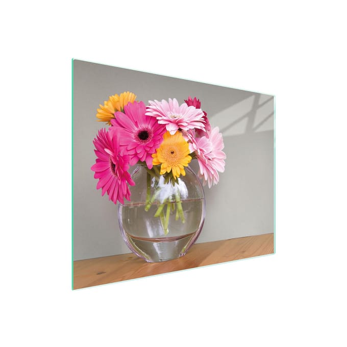 TMK ArtDeko - Snijplank - Glas - 52x40cm - Bloemen