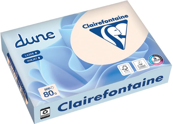 Clairefontaine multifunctioneel papier A3 90g/m² naturel wit 500 vel
