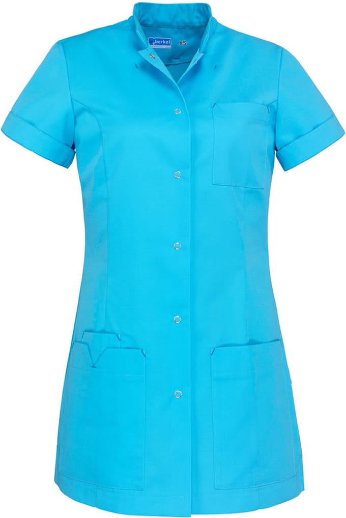 De Berkel zorgjas Jill-L-azur blauw (B4315325B91L)