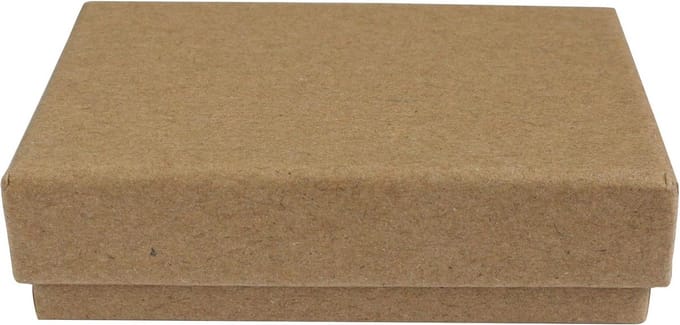 96 Stuks Bruine Kartonnen Sieradendoosjes - Kleine Geschenkdozen voor Ringen en Cadeaus