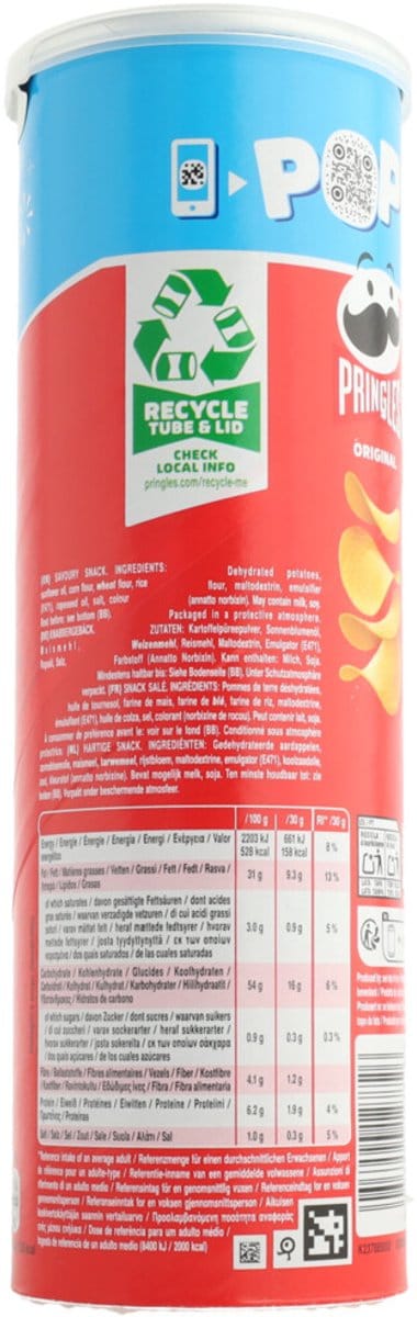 Pringles Original - Chips - 19 x 165 gr