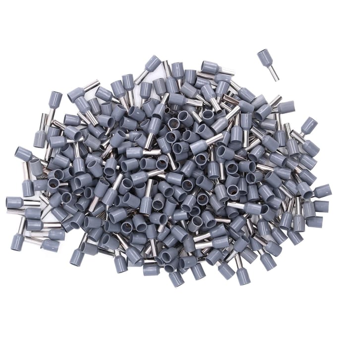 1000 Pièces Cosses Isolées Embouts Électriques à Sertir 12 AWG Kit Connecteurs d'Extrémité de Câble E4009