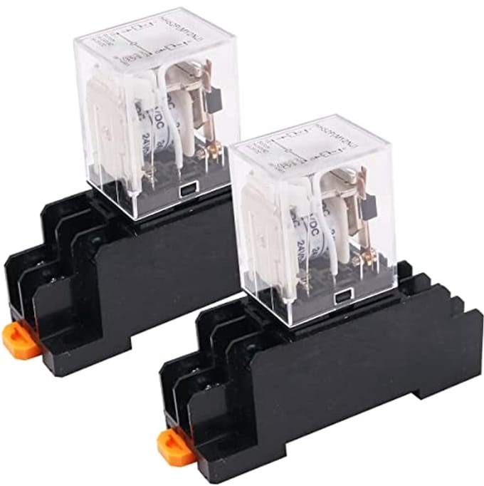 Dailygoody - Mini Dc 24 V Elektromagnetische Schakelaar - 8Pin Relais