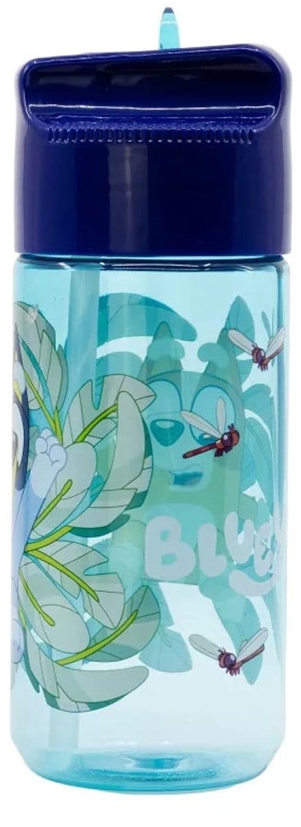 Bluey Playtime Hydro plastic rietje fles 430 ml