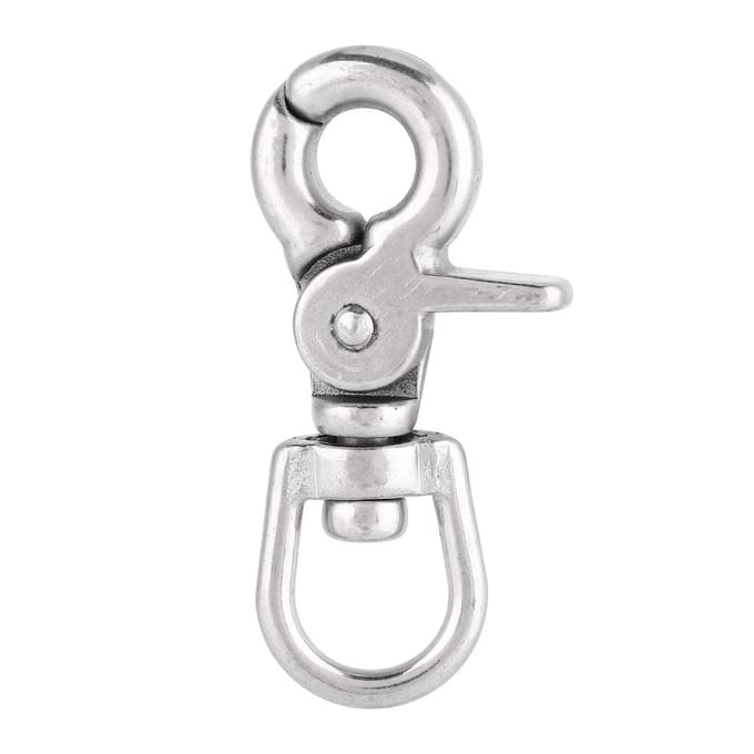 1 Stuks Duurzame Roestvrij Staal Trekker Draaibaar Snaphaak Sluiting Houseboat Accessoires white