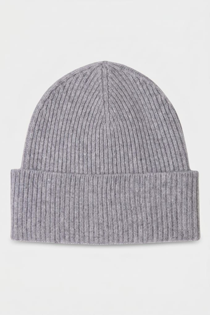 No Label Aspen Merino-cashmere Beanie Light Grey Größe: OS | Hüte Outlet | Herren | Grau