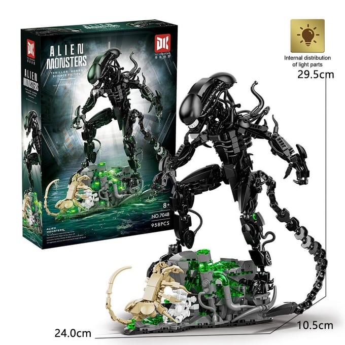 Xenomorph vs Predator Bouwstenen Alien vs Predator Figuur Model Speelgoed Set voor Cadeaus Collectie Fans No Box