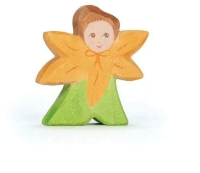 Ostheimer speelfiguur bloemenkind Calendula - houten speelgoed.