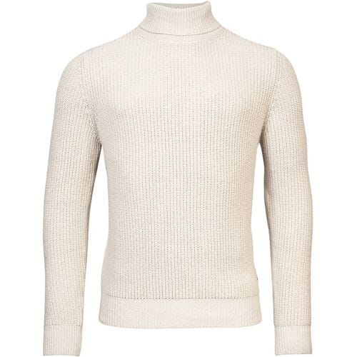 Baileys Trui Rollneck Uni Structure Knit Kitt / male