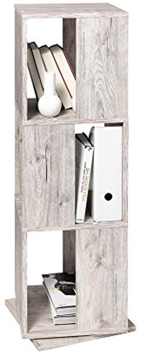 Draairek van Hout met Zandeiken Afwerking - 34 x 34 x 108 cm