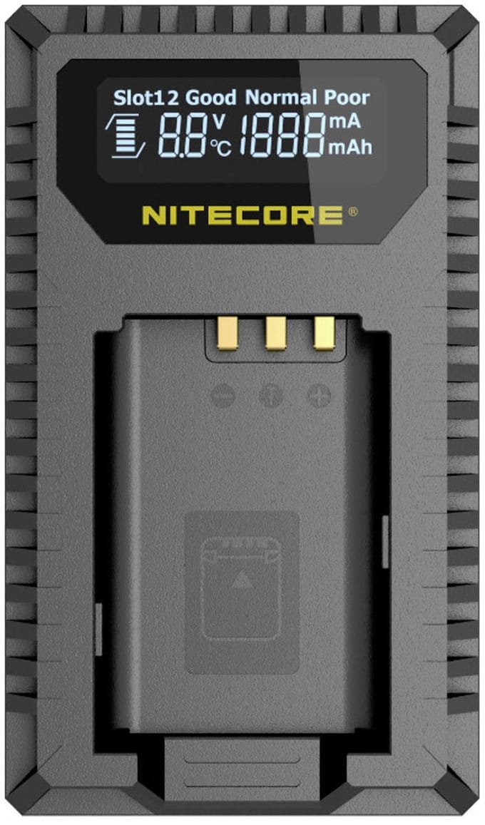 Nitecore dubbel USB lader voor Sony NP-BX1