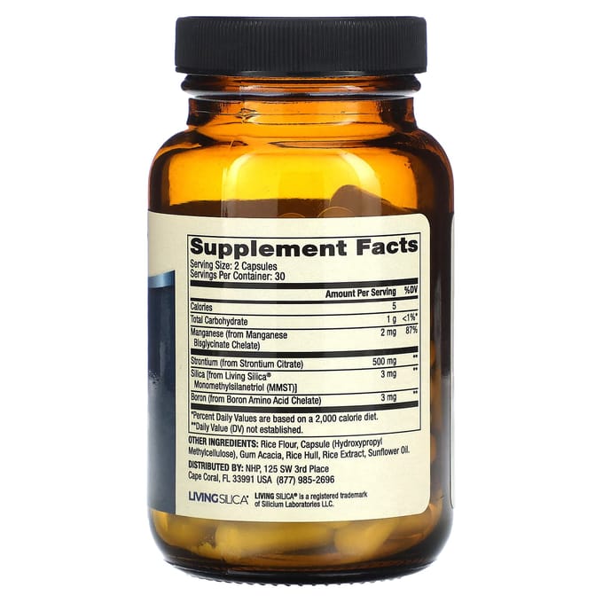 Dr. Mercola, Botondersteuning, met Strontium en Borium, 60 Capsules