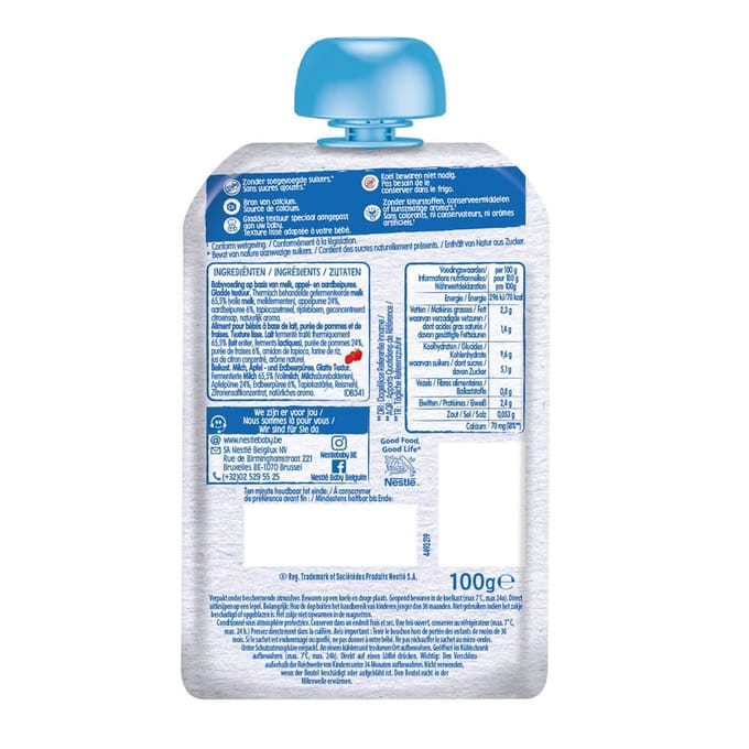 Nestlé® Yogolino Appel - Aardbei 100 Drank