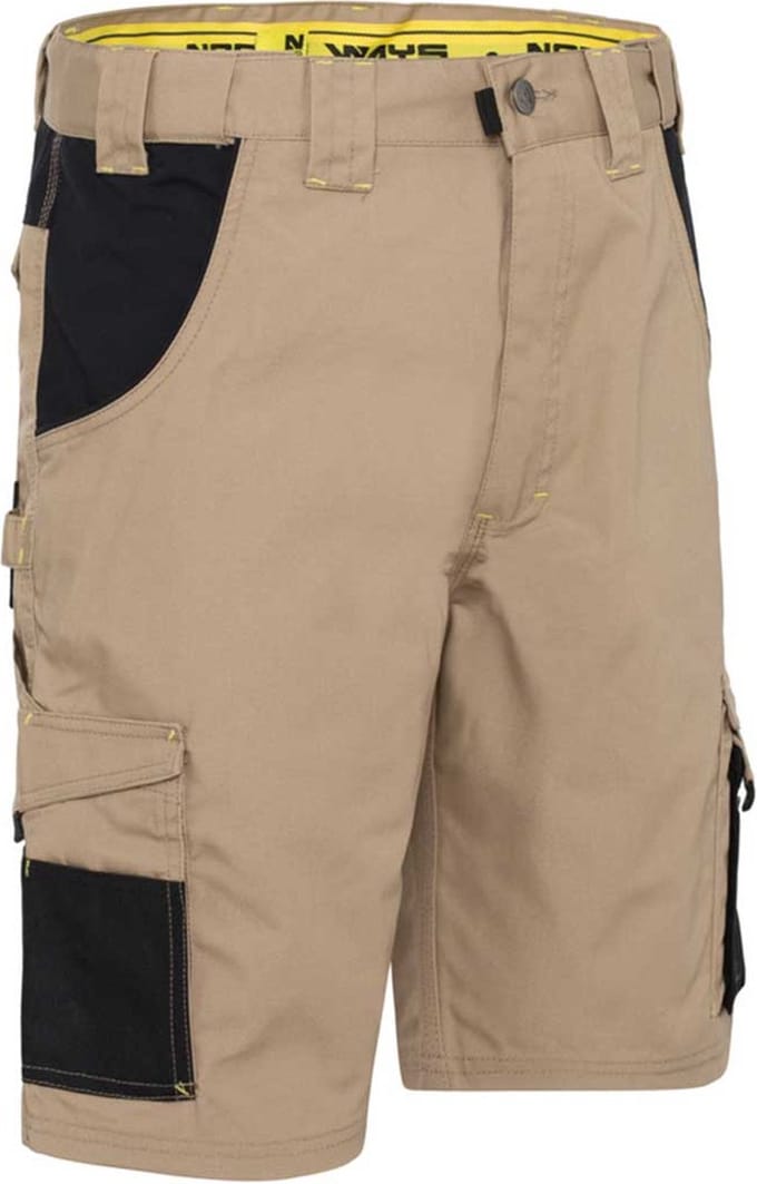 Nine Worths 1205 Hugues Korte Werkbroek-Beige-36