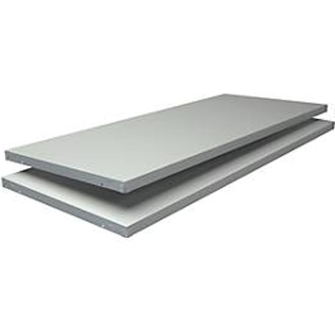 Extra legborden, voor insteekstellingen, B 1200 x D 500 mm, wit
