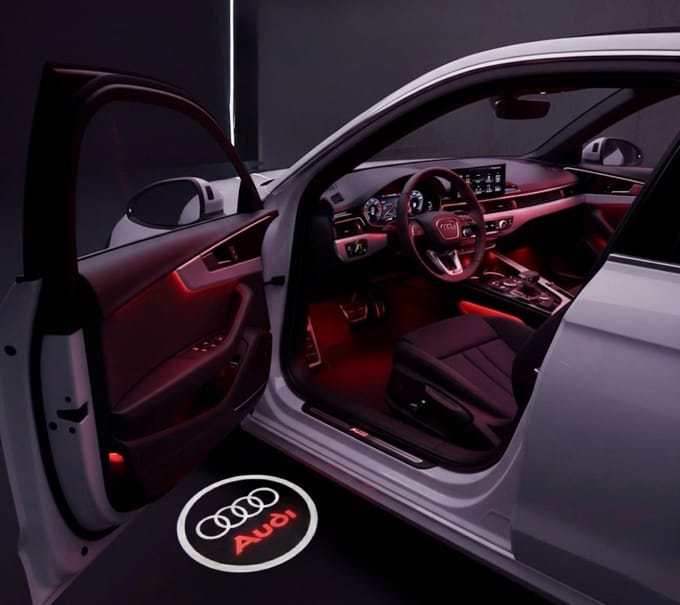 Instapverlichting Geschikt voor Audi – LED Deurverlichting – Set van 2 – Plug & Play