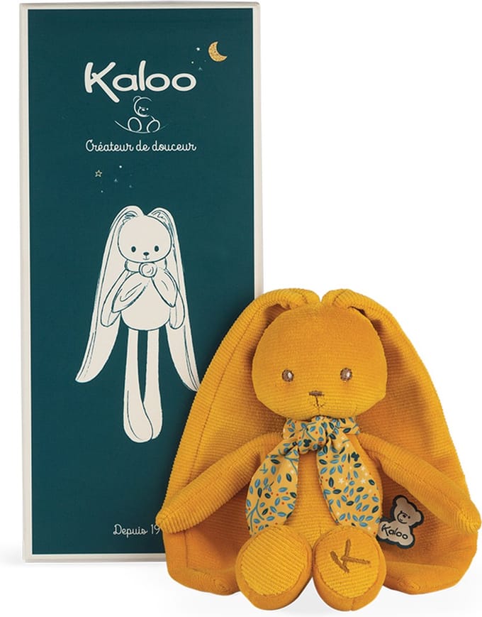 Kaloo Lapinoo - Knuffel - Konijn - Kleur oker geel - 35 cm.