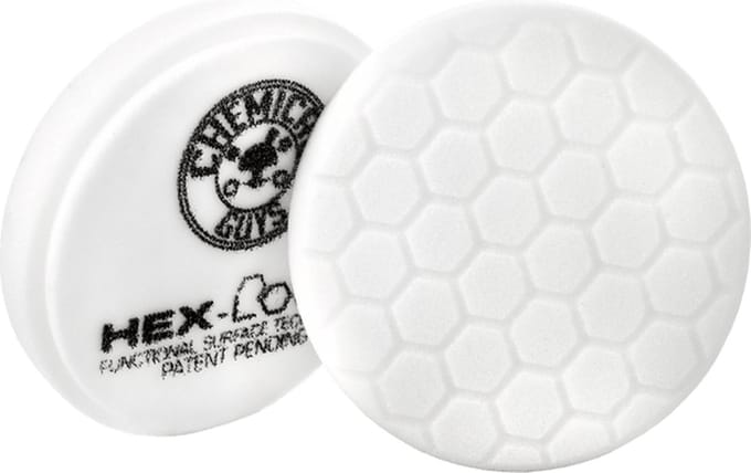 Chemical Guys Hex Logic Polijstpad 100mm WIT - Light Cut