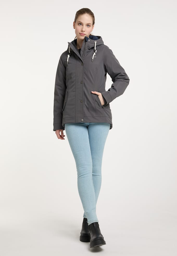ICEBOUND winterjas Klima Iglo Dames steengrijs