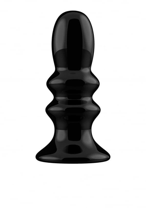 Chrystalino by Shots - Ribbly - Glass Ribble Vibrator with Suction Cup