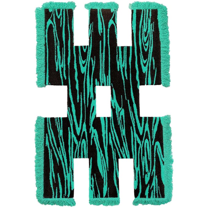 Okej Rowdy vloerkleed Donker Hout - large