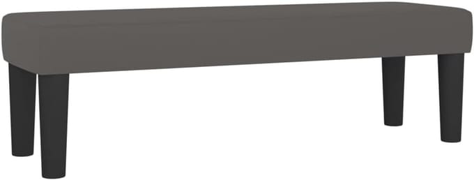 Multifunctioneel Bankje 100x30 cm Kunstleer Grijs