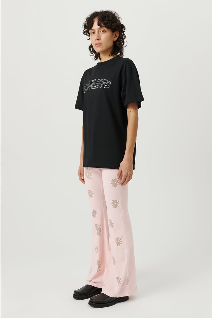 Soulland Haven Pants Pink Multi Größe: M/L | Ausgestellte Hosen Outlet | Unisex | Rosa
