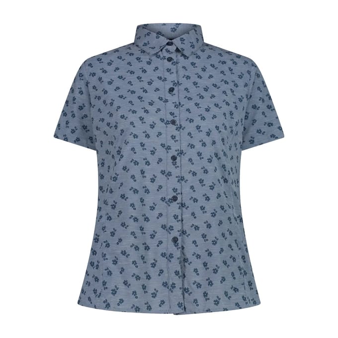 Vrouwelijke elastische bloemetjesblouse CMP