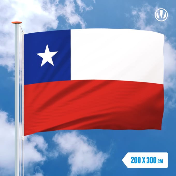 Vlag Chili 200x300cm - Spunpoly