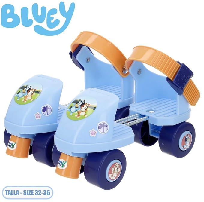 Bluey 77731 Rolschaatsen Blauw EU 32-36 Kinderen