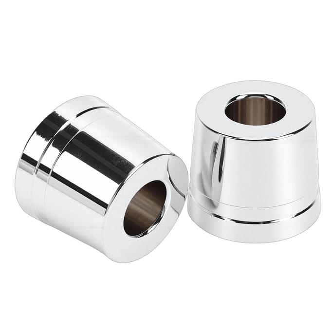 Support pour Outil de Rasage Base Lourde Alliage Métallique Grande Ouverture Support de Séchage Support de Rasage pour Hommes Ensemble 2 Pièces white