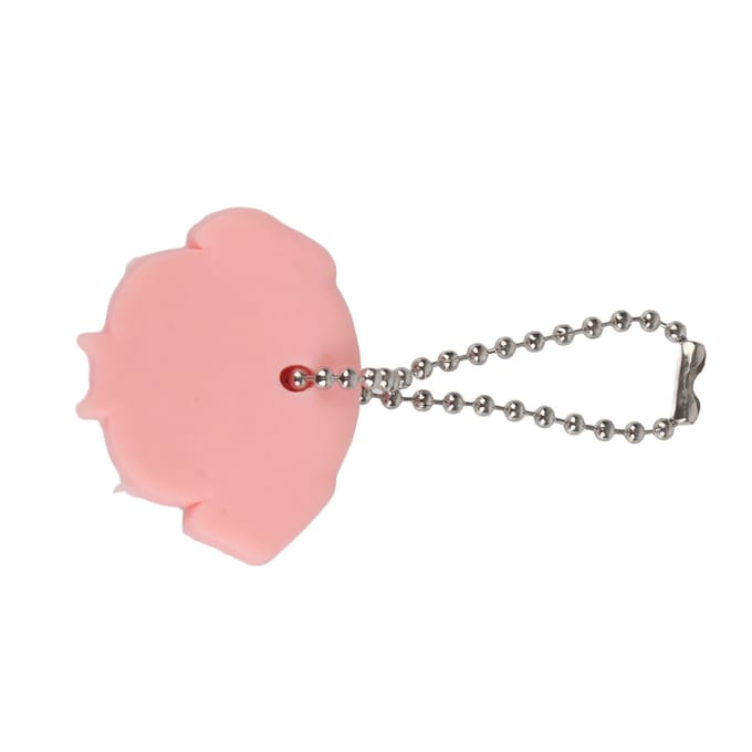 Chien Super Funky avec Nœud Papillon Rouge Touches de Clavier Identificateurs de Clés Cache-Clés gray